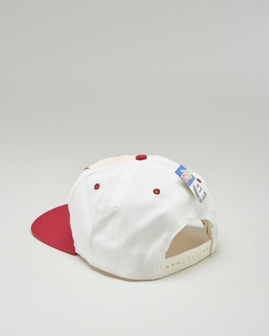 Vintage 1995 NFL Super Bowl XXIX Cream / White Cap Deadstock With Tags - Adjustable