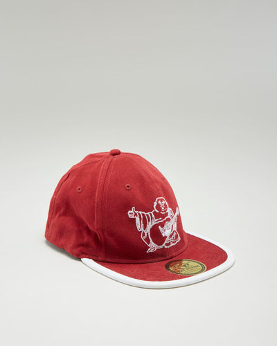 00s Y2K True Religion Red Fitted Cap - M/L