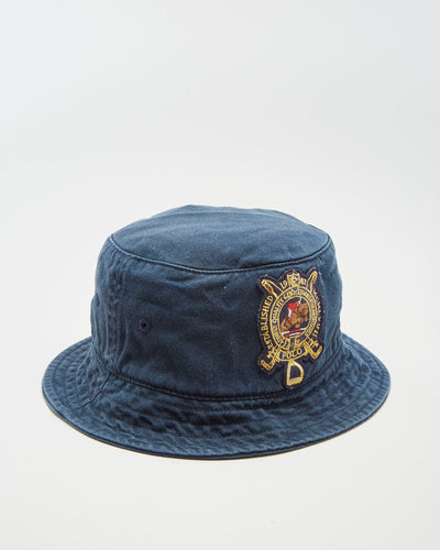 00s Ralph Lauren Blue Embroidered Bucket Hat - S