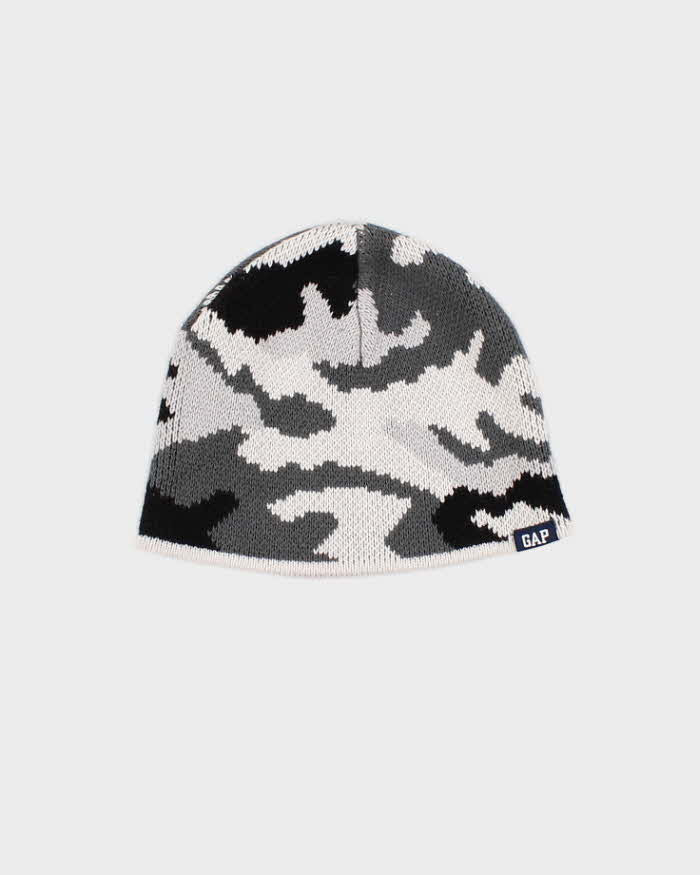 Men's Grey Gap Camo Beanie - O/S