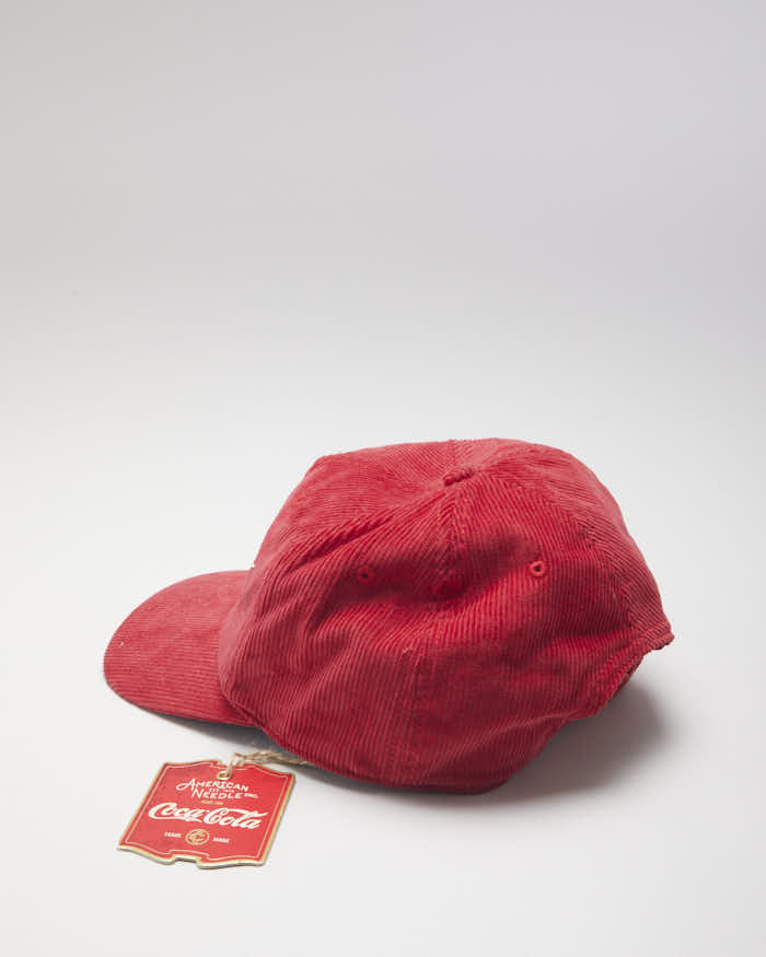 Deadstock Coca-Cola Red Corduroy Baseball Cap