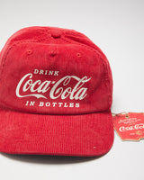 Deadstock Coca-Cola Red Corduroy Baseball Cap