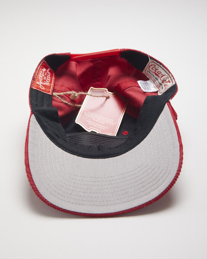 Deadstock Coca-Cola Red Corduroy Baseball Cap