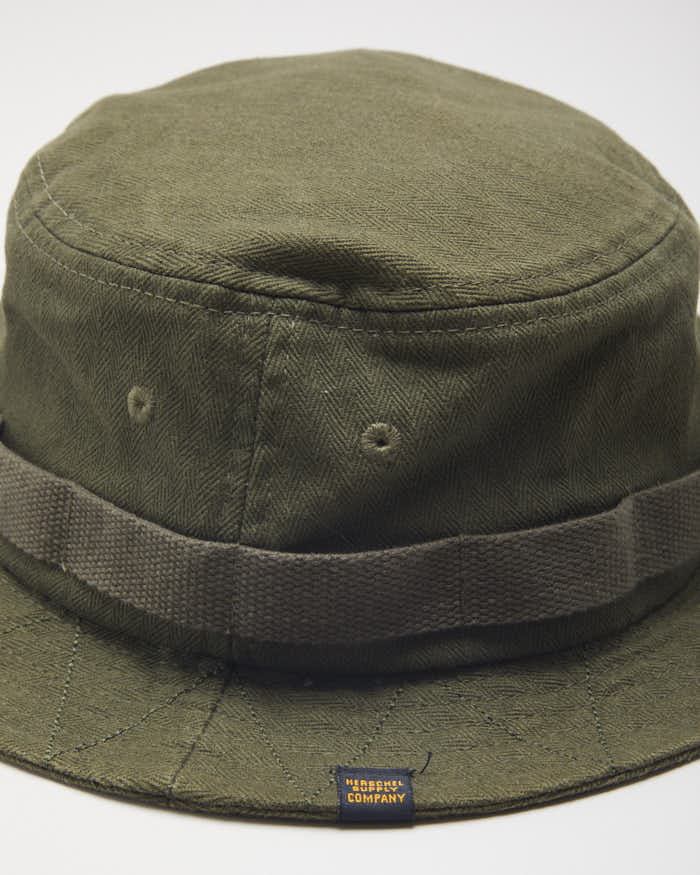 Herschel Green Bucket Hat