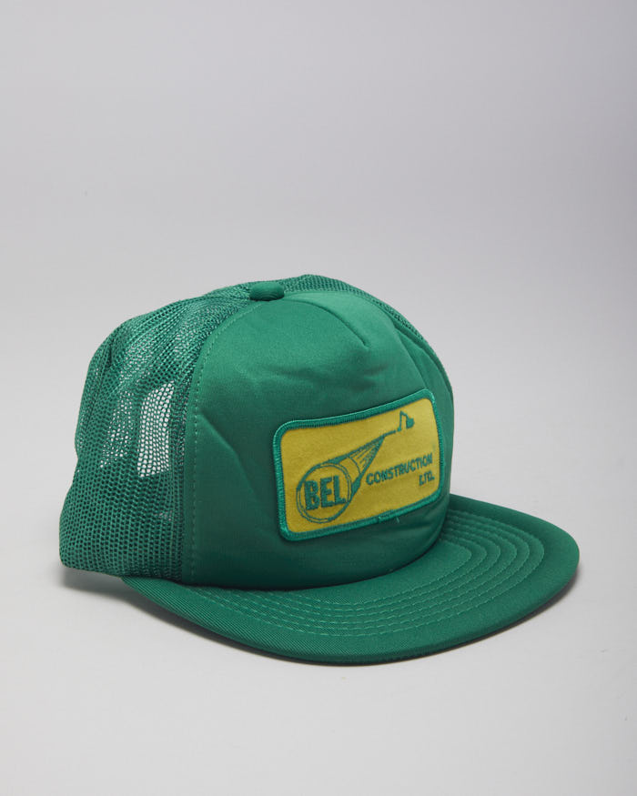 Vintage 90's Construction Trucker Cap - OS