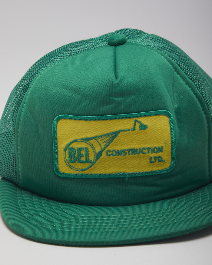 Vintage 90's Construction Trucker Cap - OS
