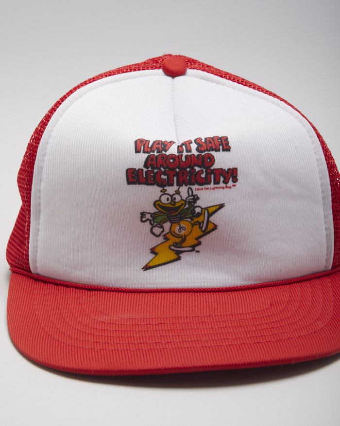 Vintage 90's Slogan Style Trucker Cap - OS