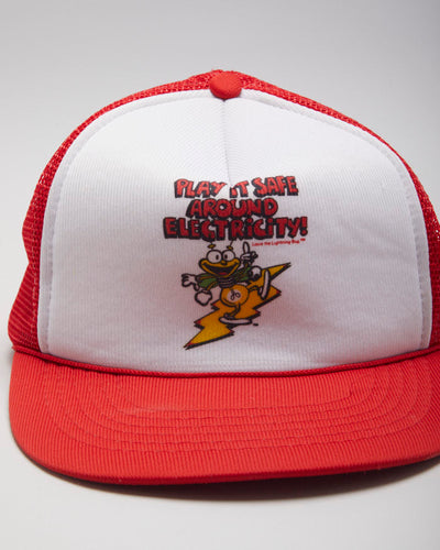 Vintage 90's Slogan Style Trucker Cap - OS