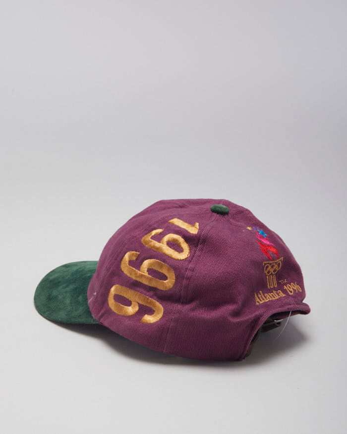 Casquette rare vintage des années 90 Atlanta 1996, logo brodé, grand logo, épeler, Jeux olympiques du centenaire - France Casquette rare vintage des années 90 Atlanta 1996, logo brodé, grand logo, épeler, Jeux olympiques du centenaire - France
