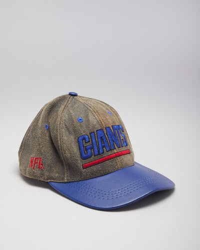 Vintage NFL GIANTS Leather Baseball Cap - OS