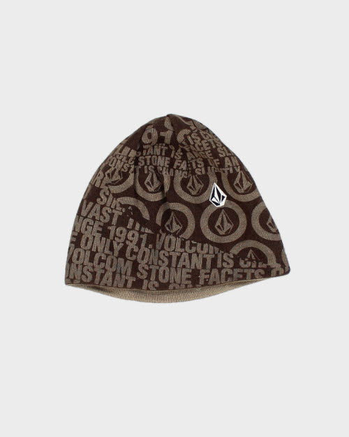 Vintage Y2K Volcom All Over Print Toque Beanie - OS