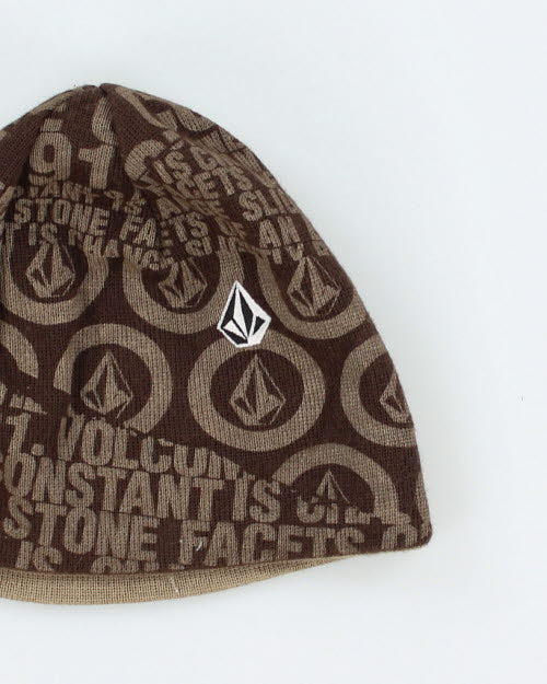 Vintage Y2K Volcom All Over Print Toque Beanie - OS