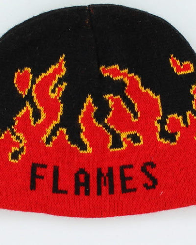 Vintage Y2K Flame Toque Beanie - OS