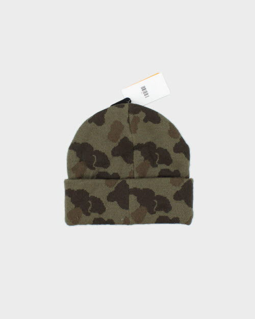 Vintage Carhartt Camouflage Acrylic Watch Cap Beanie - OS