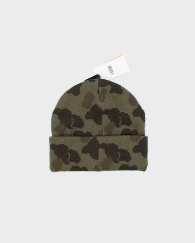 Vintage Carhartt Camouflage Acrylic Watch Cap Beanie - OS