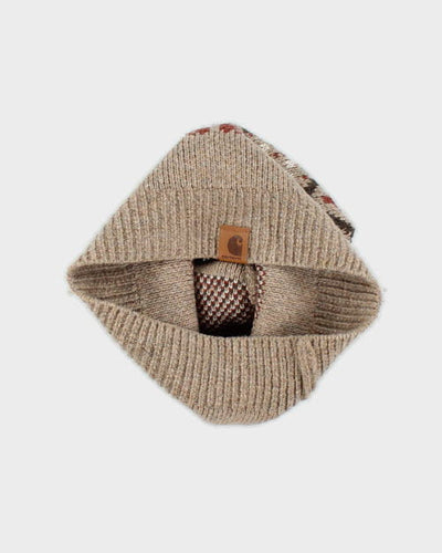 Vintage Carhartt Patterned Toque Beanie - OS