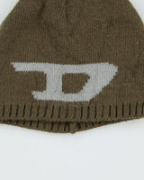 Vintage Y2K Diesel Skull Beanie - Small