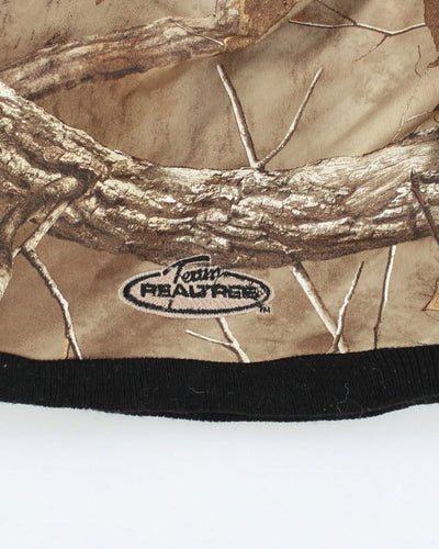 Vintage Y2K Real Tree Camo Reversible Skull Beanie - OS