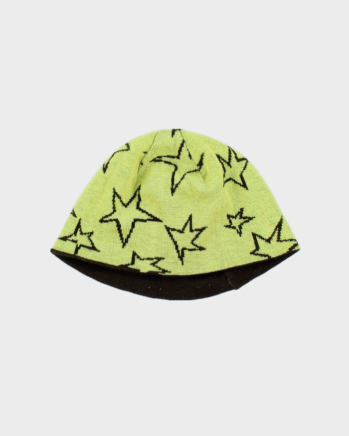 Vintage Y2K Reversible Skull Beanie - OS