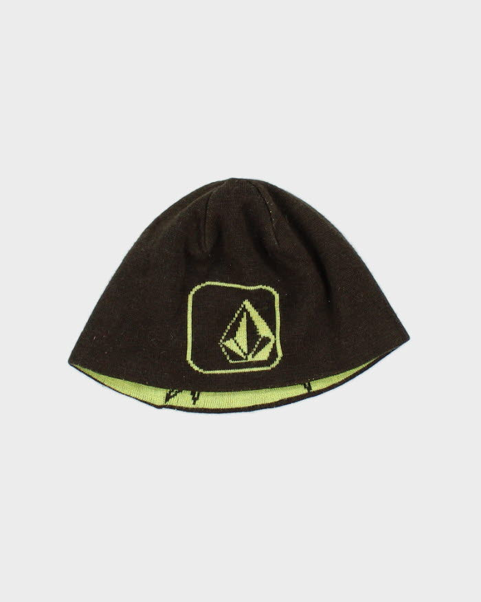 Vintage Y2K Reversible Skull Beanie - OS