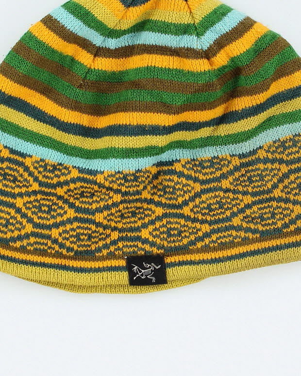 Vintage 2000's Arc'teryx Striped Skull Beanie - OS