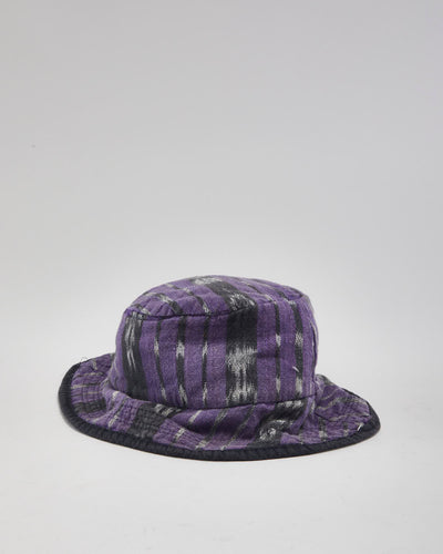 Vintage 2000's Purple Camouflage Bucket Hat - OS
