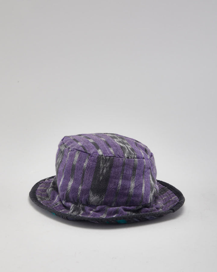 Vintage 2000's Purple Camouflage Bucket Hat - OS