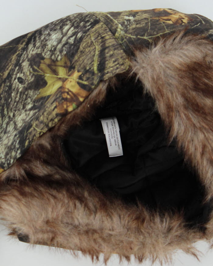 Vintage 2000's Real Tree Camouflage Lined Cold Weather Hat - OS