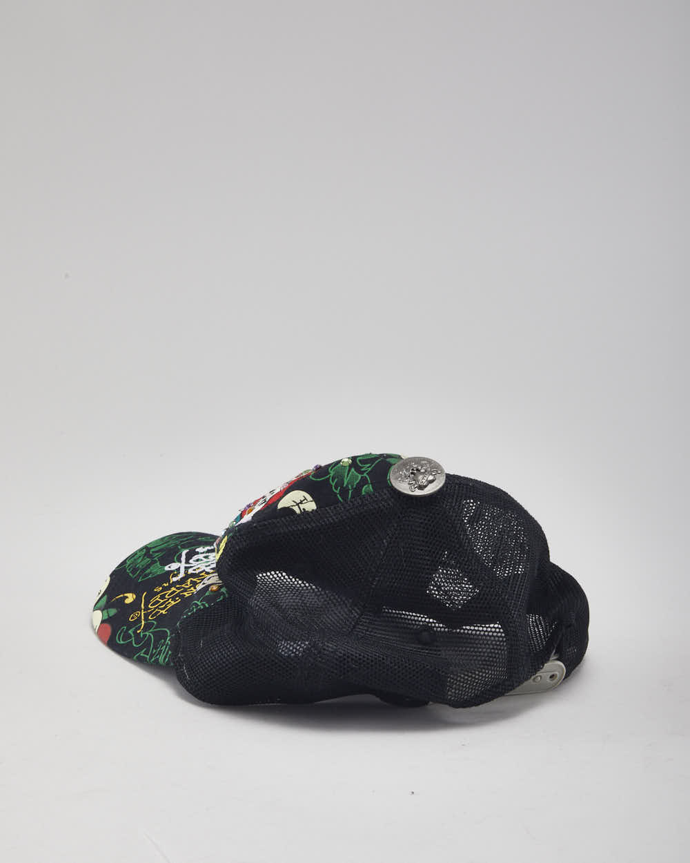 Vintage 2000's Ed Hardy Embroidered Trucker Cap - OS