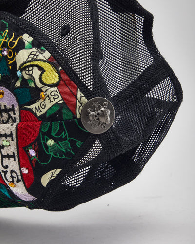 Vintage 2000's Ed Hardy Embroidered Trucker Cap - OS