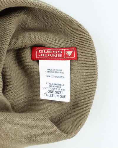 Vintage Y2K Guess Diamante Small Logo Beanie - OS