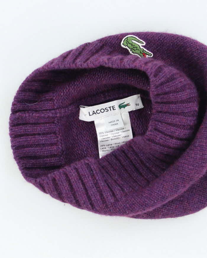 Vintage Y2K Lacoste Small Logo Toque Beanie - OS