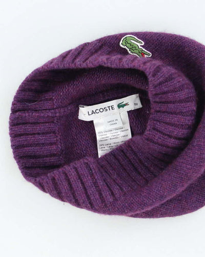 Vintage Y2K Lacoste Small Logo Toque Beanie - OS