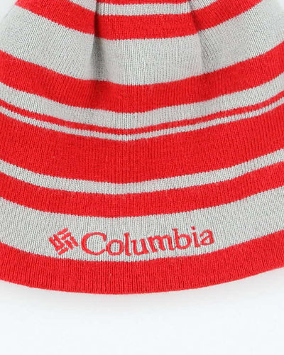 Vintage 2000's Columbia Striped Toque Beanie - OS