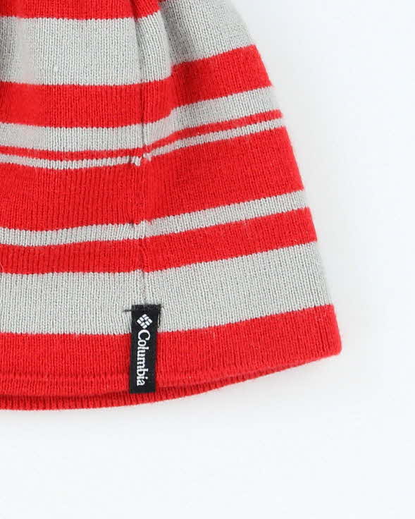 Vintage 2000's Columbia Striped Toque Beanie - OS