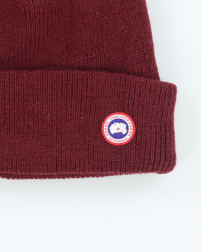 Vintage Canada Goose Merino Wool Chunky Beanie - OS