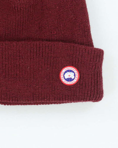 Vintage Canada Goose Merino Wool Chunky Beanie - OS