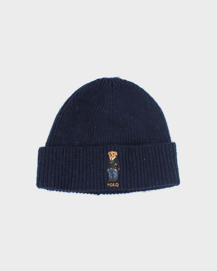 Vintage Ralph Lauren Embroidered Teddy Beanie - OS