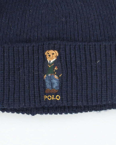 Vintage Ralph Lauren Embroidered Teddy Beanie - OS