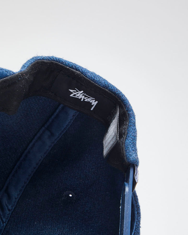 Vintage Stussy Embroidered Logo Snapback Cap - OS