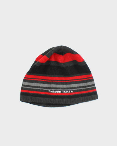 Vintage The North Face Striped Skull Toque Beanie - OS
