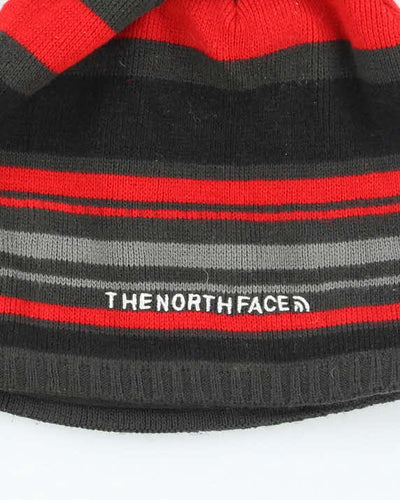Vintage The North Face Striped Skull Toque Beanie - OS