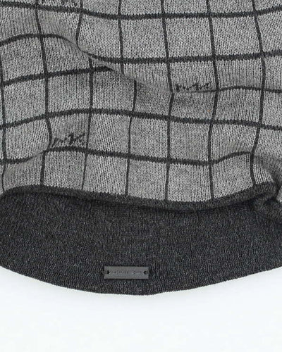 Vintage Michael Kors Patterned Skull Toque Beanie - OS