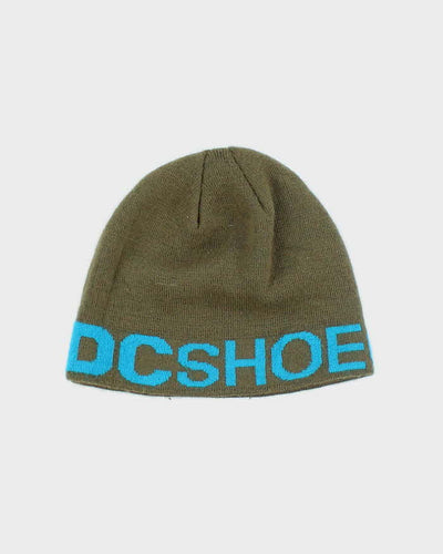 Vintage DC Skate Co Printed Logo Skull Toque Beanie - OS
