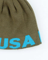 Vintage DC Skate Co Printed Logo Skull Toque Beanie - OS