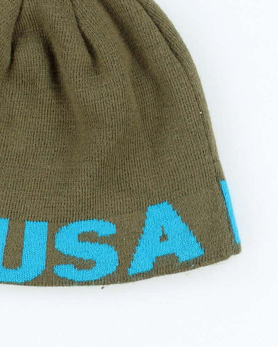 Vintage DC Skate Co Printed Logo Skull Toque Beanie - OS
