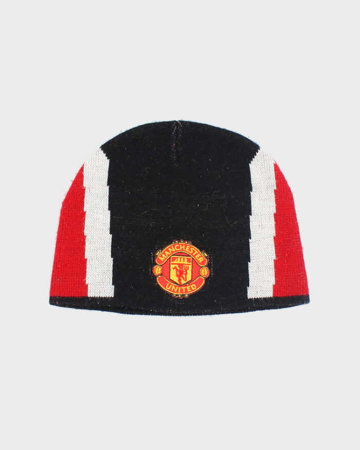 Vintage Manchester United Football Club Skull Toque Beanie - OS