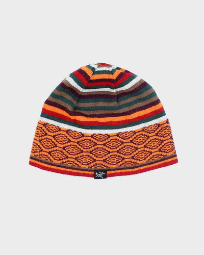 Vintage Arc'teryx Patterned Skull Toque Beanie - OS