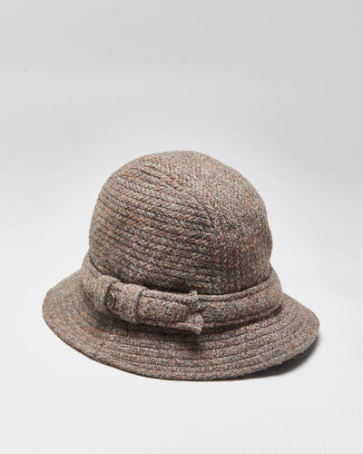 Vintage 90's Harris Tweed 100% Wool Bucket Hat - OS