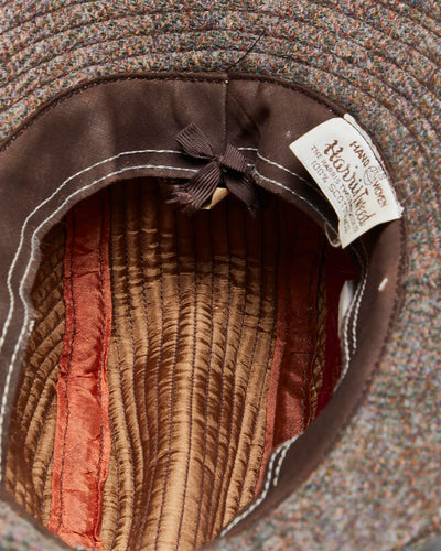 Vintage 90's Harris Tweed 100% Wool Bucket Hat - OS